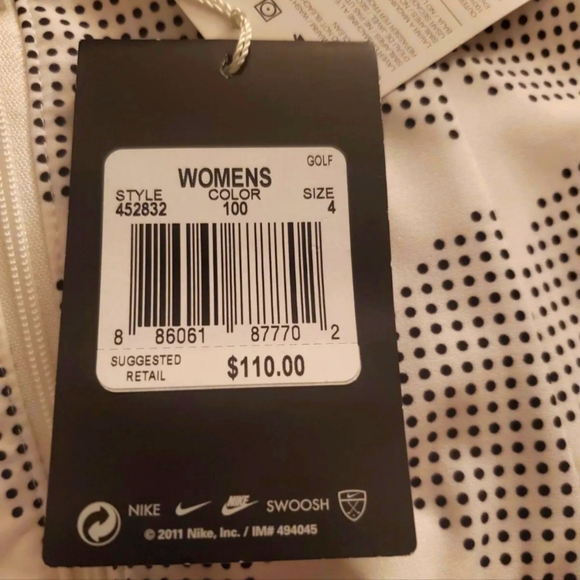 Nike Dri-Fit Golf Skirt Reversible Womens Size 4 - Picture 4 of 4